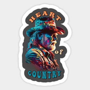 Heart of Country Sticker